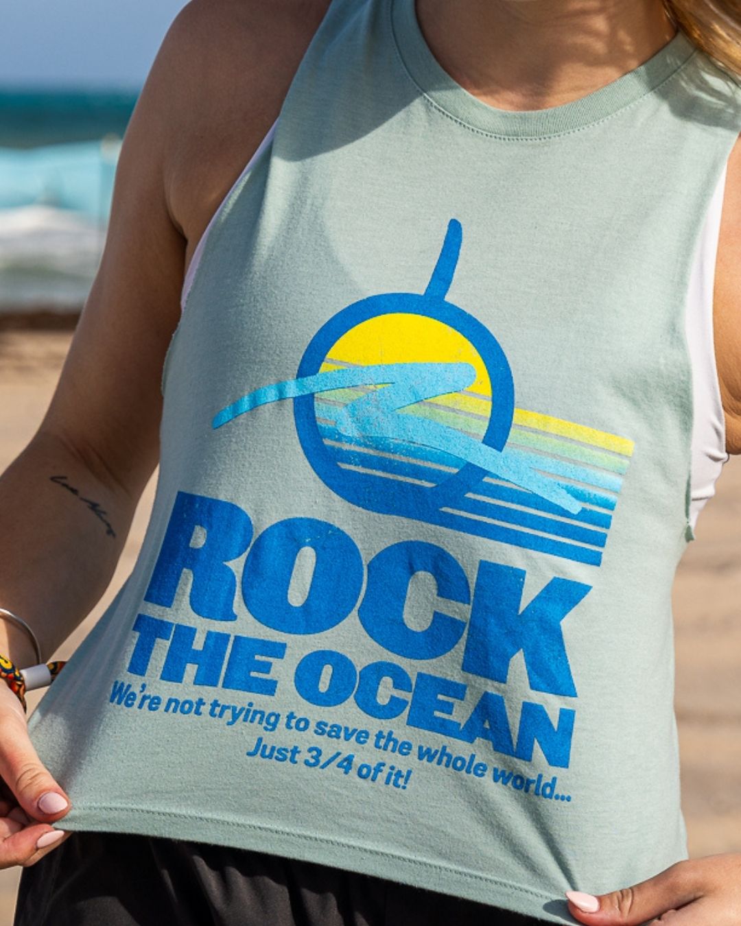 Cali Logo Ladies Crop Tank