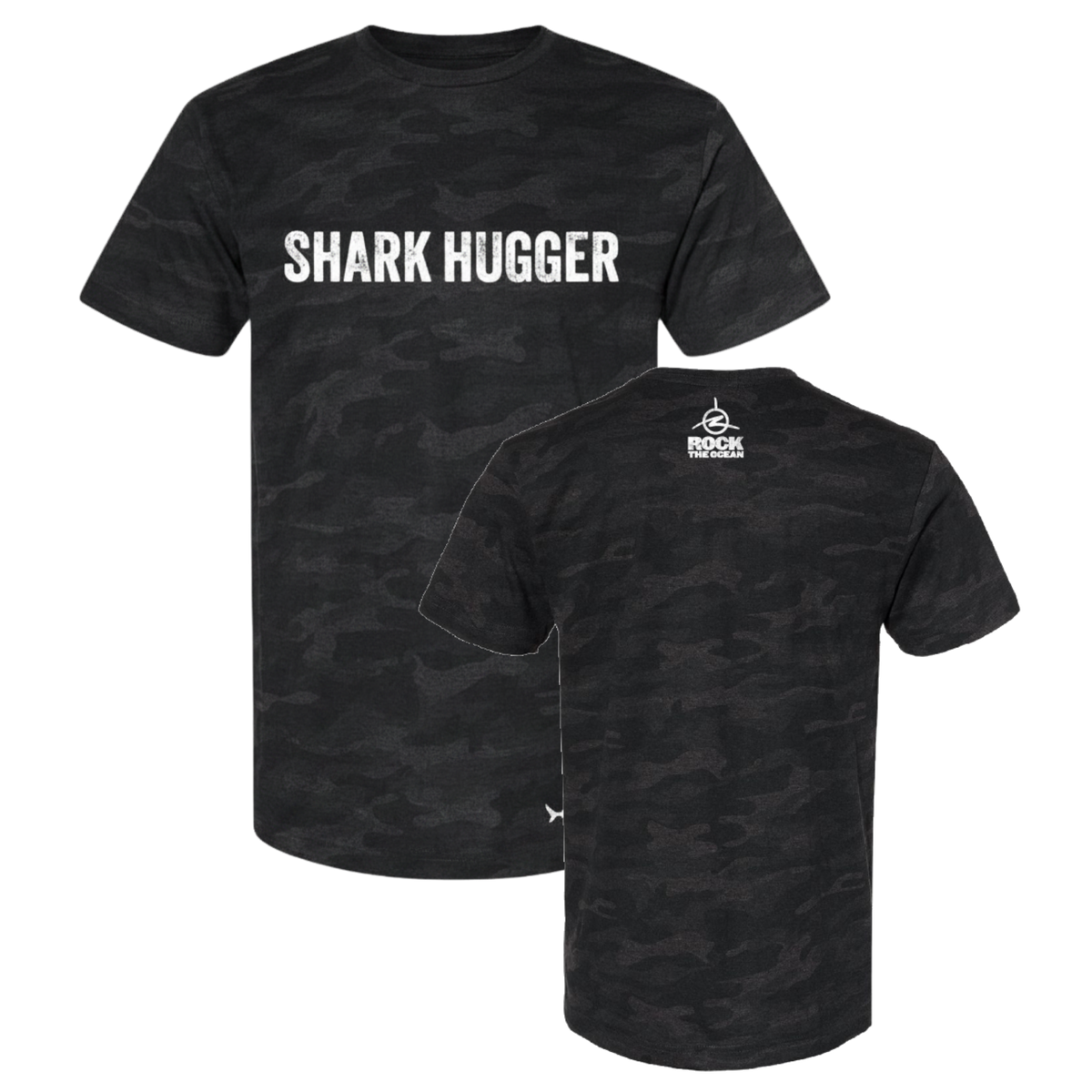 Rock The Ocean Camo Shark Hugger T-Shirt