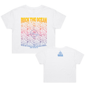 Rainbow Coral Ladies Crop T-Shirt