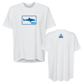 Shark Flo Stacked Ladies White T-Shirt
